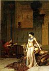 Jean-Leon Gerome Caesar and Cleopatra painting